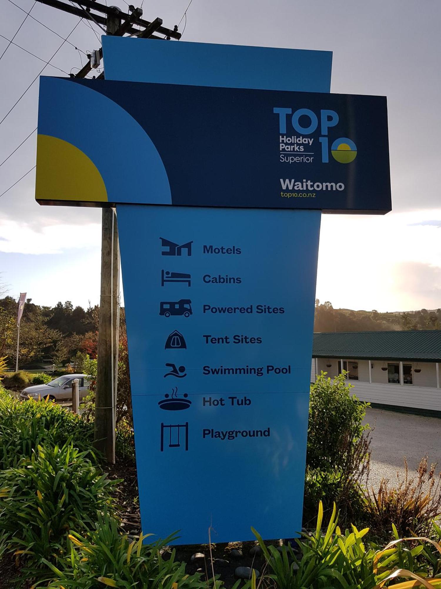 Waitomo Top 10 Holiday Park Waitomo Caves Eksteriør bilde